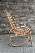Vintage Rotan fauteuil, Ophalen, Zo goed als nieuw, Retro, 50 tot 75 cm