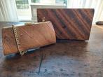 Vintage slangenleren tassen 15 euro samen, Sieraden, Tassen en Uiterlijk, Tassen | Damestassen, Ophalen of Verzenden