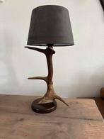 Geweilamp.schemerlamp.geweien.edelhert.damhert.tafellamp, Ophalen of Verzenden, Zo goed als nieuw, Minder dan 50 cm