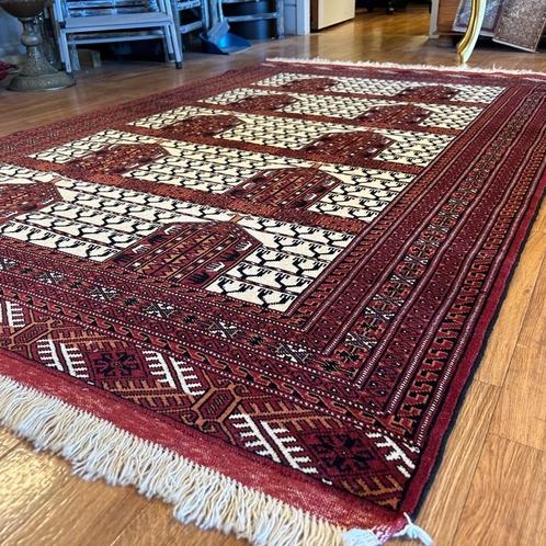 Trendy Origineel Perzisch tapijt Turkaman 205x137 vloerkleed, Huis en Inrichting, Stoffering | Tapijten en Kleden, Nieuw, 100 tot 150 cm