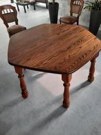Eiken tafel uitschuifbaar, Huis en Inrichting, Tafels | Eettafels, Ophalen, 100 tot 150 cm, Eikenhout, 50 tot 100 cm
