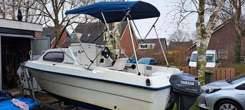 Ryds 435 + Yamaha 15pk - biminitop & fishfinder, Watersport en Boten, Vis- en Consoleboten, Gebruikt, 10 tot 30 pk, 3 tot 6 meter