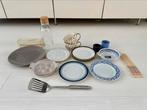 Set servies kleur, Ophalen, Gebruikt, Bord(en), Overige stijlen