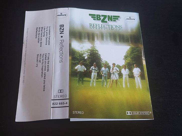 BZN - REFLECTIONS (CASSETTEBANDJE), Cd's en Dvd's, Cassettebandjes, Zo goed als nieuw, Origineel, Pop, 1 bandje, Ophalen of Verzenden