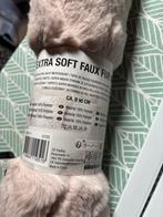 Rond Faux Fur Vloerkleed - Beige - 90cm, Ophalen, Beige, Rond, Nieuw