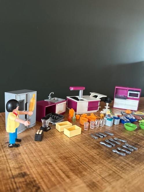 Playmobil Keuken met Kookeiland – Compleet – €8,-, Kinderen en Baby's, Speelgoed | Playmobil, Zo goed als nieuw, Ophalen of Verzenden