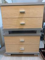 2 Moderne ladekast met 2 laden, Huis en Inrichting, Gebruikt, 3 of 4 laden, Minder dan 100 cm, 25 tot 50 cm
