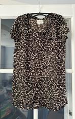 Nieuwe top / blouse beige zwart 8MM maat XS, Kleding | Dames, 8mm, Zwart, Nieuw, Ophalen of Verzenden