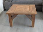 Stijger houten salontafel, Ophalen, Gebruikt, 50 tot 100 cm, Vierkant