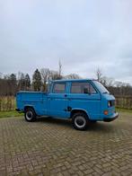 VW T3 doka 2.0 1e eigenaar 6 persoons pickup 1980 57dkm, Auto's, Achterwielaandrijving, 4 cilinders, Blauw, Handgeschakeld