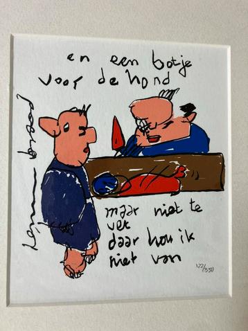 Zeefdruk van Herman Brood. beschikbaar voor biedingen