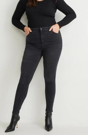 C&A zwarte skinny jeans maat 46