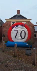 Opblaasbare verkeersbord # Sara # Abraham, Hobby en Vrije tijd, Feestartikelen | Verhuur, Ophalen, Zo goed als nieuw, Verjaardag