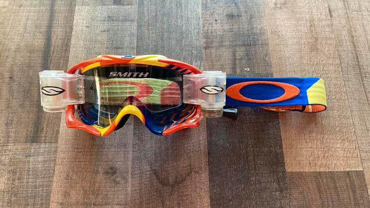 Oakley Crowbar met roll-off crossbril, Motoren, Kleding | Motorkleding, Motorcrosskleding, Tweedehands, Ophalen of Verzenden