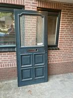 Zware hardhouten buitendeur 92x210cm, Ophalen, Gebruikt, 80 tot 100 cm, Buitendeur
