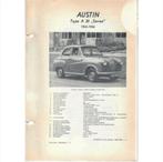 Austin A30 Seven Vraagbaak losbladig 1955-1956 #1 Nederlands, Boeken, Auto's | Boeken, Gelezen, Overige merken, Ophalen of Verzenden