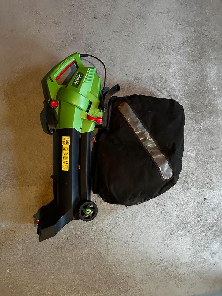 Florabest Bladblazer met opvangzak, Tuin en Terras, Bladblazers, Gebruikt, Handgedragen, Elektrisch, Met opvangzak, Ophalen