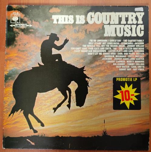[ VINYL ]This is country music (zie tekst), Cd's en Dvd's, Vinyl | Country en Western, Gebruikt, 12 inch, Ophalen