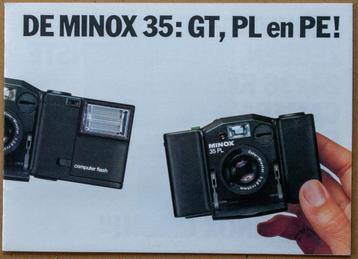 Brochure Minox 35 GT/PL/PE beschikbaar voor biedingen