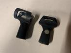 2 x Microfoonhouders (microfoon klem), Ophalen of Verzenden, Gebruikt, Overige typen