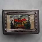 Vintage Luciferdoosje Houder met Afbeelding, Antiek en Kunst, Ophalen of Verzenden