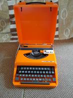 Vintage typemachine, oranje, met koffer,eind jaren 1970, Diversen, Ophalen, Gebruikt