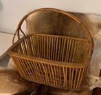 Xl grote rieten rotan mand brocante spreelgoed/ plaids frans, Huis en Inrichting, Woonaccessoires | Krantenbakken en Lectuurbakken