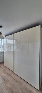 Grote Goossens - schuifdeurkast kledingkast hoogglans wit, Ophalen, Gebruikt, 200 cm of meer, 200 cm of meer