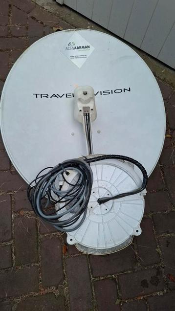Satelliet schotel travel vision TVA80 met toebehoren camper  beschikbaar voor biedingen