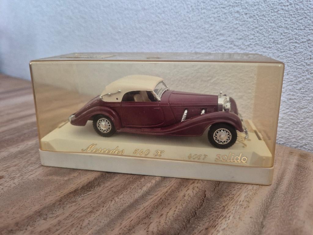 Solido 1:43 #4067 Mercedes 540 K, Hobby en Vrije tijd, Modelauto's | 1:43, Solido, Auto, Solido, Ophalen of Verzenden