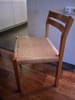 vintage design Vier Niels O Moller stoelen Model 401 Denmark, Huis en Inrichting, Stoelen, Ophalen, Gebruikt, Overige kleuren