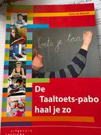 De Taaltoetspabo haal je zo, Boeken, Ophalen of Verzenden, Alpha, Zo goed als nieuw, HBO
