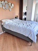 Boxspring Espevar en matras 140x200, Ophalen, Gebruikt, Tweepersoons, 140 cm