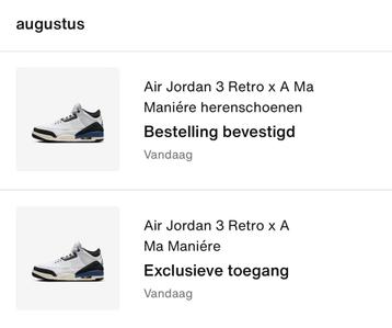 Jordan 3 Retro A Ma Maniére Diffused Blue - Maat 47 beschikbaar voor biedingen