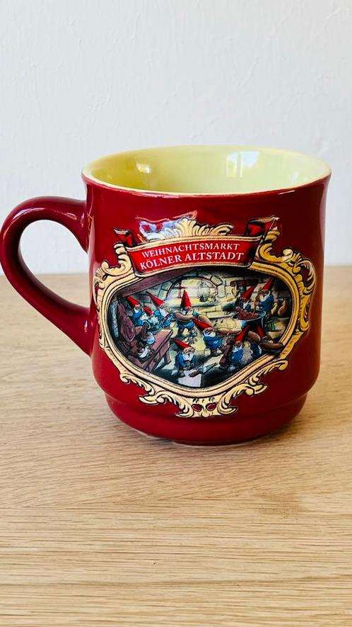 Vintage kabouter Mohaba-Glas Keulen Kerstmarkt Mok, Antiek en Kunst, Antiek | Keramiek en Aardewerk, Ophalen of Verzenden