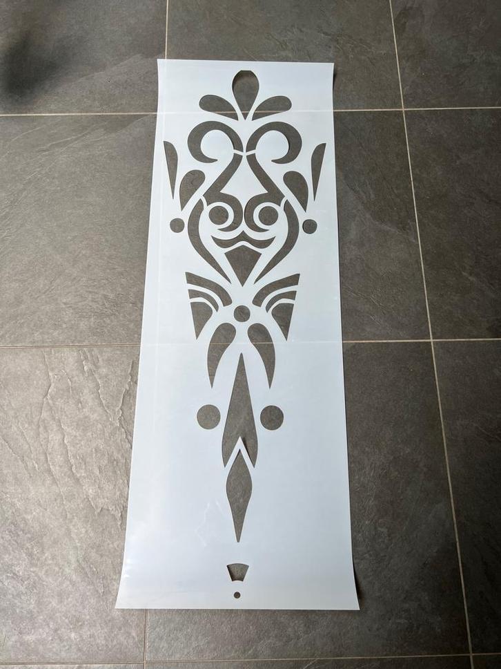 Mandala sjabloon wand stencil groot cirkel 240 cm diameter, Huis en Inrichting, Woonaccessoires | Wanddecoraties, Nieuw, Ophalen of Verzenden