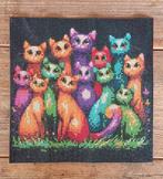 Dertien katten painting, Ophalen of Verzenden, Nieuw, Minder dan 50 cm, Minder dan 50 cm