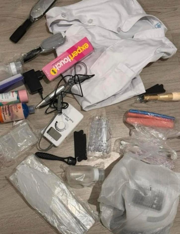 Starterspakket Pedicure Manicure, Sieraden, Tassen en Uiterlijk, Uiterlijk | Cosmetica en Make-up, Zo goed als nieuw, Toebehoren