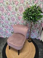 Oud roze fauteuil, Ophalen, Zo goed als nieuw, 75 tot 100 cm