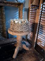 Houten mini tafeltje,plateau sober,landelijk, Huis en Inrichting, Woonaccessoires | Etagères, Ophalen of Verzenden, Zo goed als nieuw