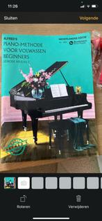 Alfreds piano methode voor volwassene, Muziek en Instrumenten, Bladmuziek, Klassiek, Les of Cursus, Ophalen of Verzenden, Zo goed als nieuw