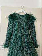 Prachtige groene bruidsjurk, Kleding | Dames, Jurken, Ophalen of Verzenden, Zo goed als nieuw, Maat 36 (S), Onder de knie