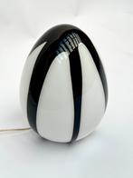 Vintage Ilu Holland Zebra Egg Tafellamp | Murano Stijl, Huis en Inrichting, Lampen | Tafellampen, Ophalen, Ilu Retro Murano stijl