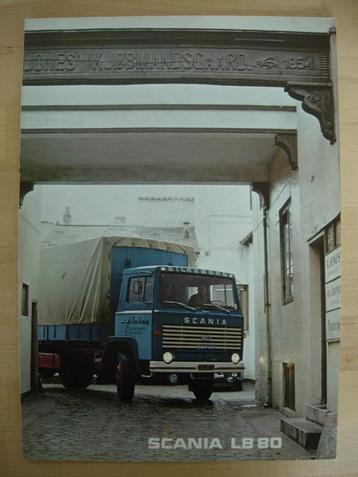 Scania LB 80 Brochure 1971 – LB80 - NL beschikbaar voor biedingen