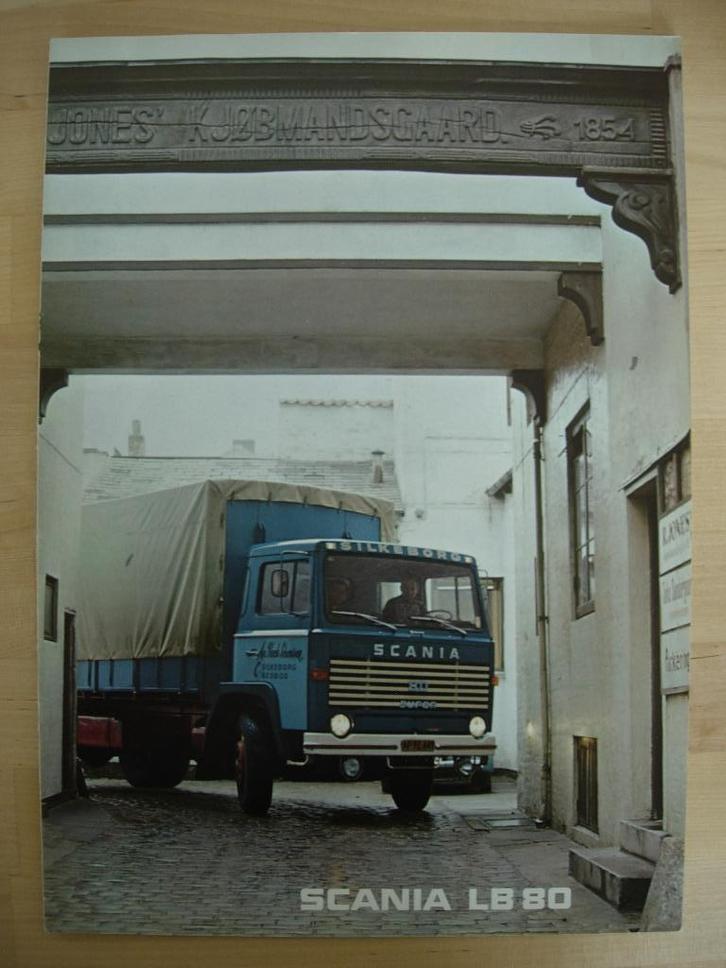 Scania LB 80 Brochure 1971 – LB80 - NL, Boeken, Auto's | Folders en Tijdschriften, Gelezen, Overige merken, Ophalen