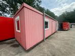 Mooie metalen kantoorunit bouwkeet keet 10x3, Ophalen of Verzenden