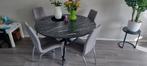Eetkamer stoelen, Huis en Inrichting, Stoelen, Ophalen, Gebruikt, Vier, Stof