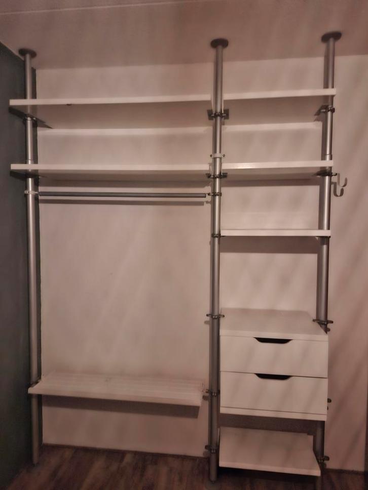 Ikea Stolmen modulaire kledingkast met lades en planken, Huis en Inrichting, Kasten | Kledingkasten, Gebruikt, 200 cm of meer