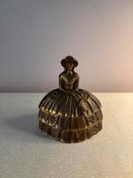 Vintage Victoriaanse messing tafelbel vrouw, Verzenden