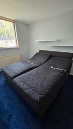 Swiss Sense Elektrische Boxspring 180x210, Gebruikt, Zwart, Tweepersoons, Ophalen of Verzenden
